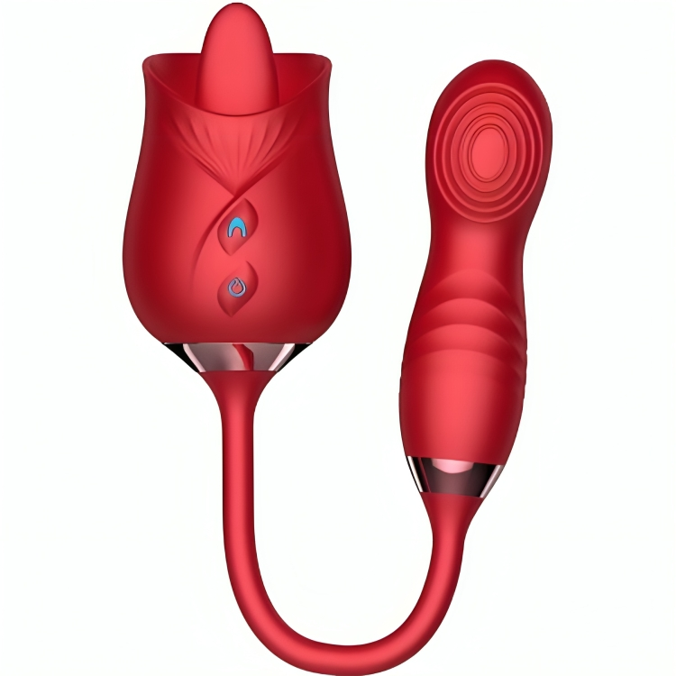 ARMONY - DELIGHT FLOWER VIBRATOR &amp; BUMPING MIT ROTER ZUNGE