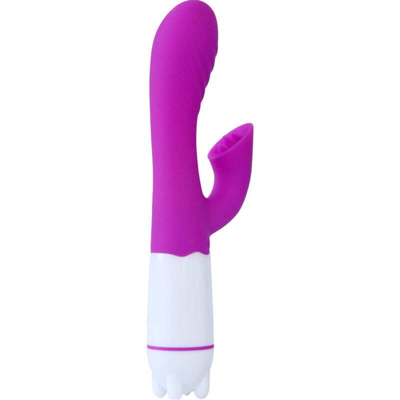 ARMONY - HAPPY VIBRATOR &amp; STIMULATOR MIT VIOLETT WIEDERAUFLADBARER ZUNGE