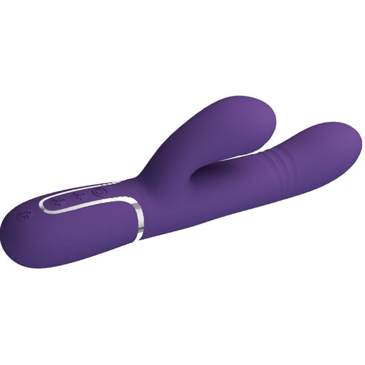 PRETTY LOVE - VIBRATORE MULTIFUNZIONE PUNTO G VIOLA