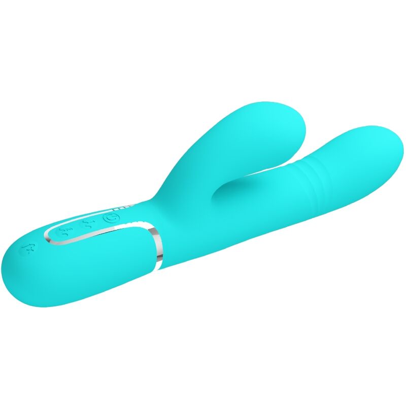 PRETTY LOVE - MULTIFUNKTIONS-G-SPOT-VIBRATOR AQUAGRÜN