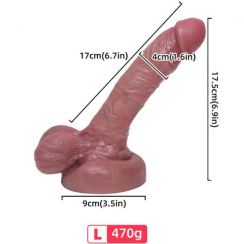 ARMONY - REALISTISCHER DILDO AUS FLÜSSIGEM SILIKON 17 CM