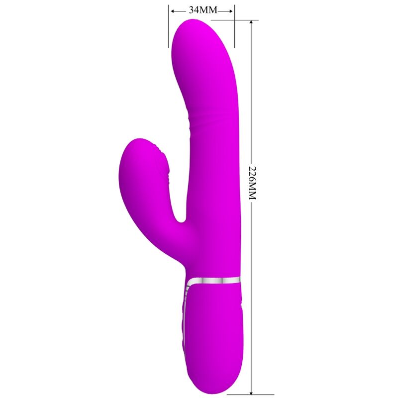 PRETTY LOVE - MULTIFUNKTIONS-G-SPOT-VIBRATOR PINK