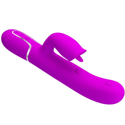 PRETTY LOVE - RABBIT VIBRATOR MIT LECKCHEN FUCHSIA