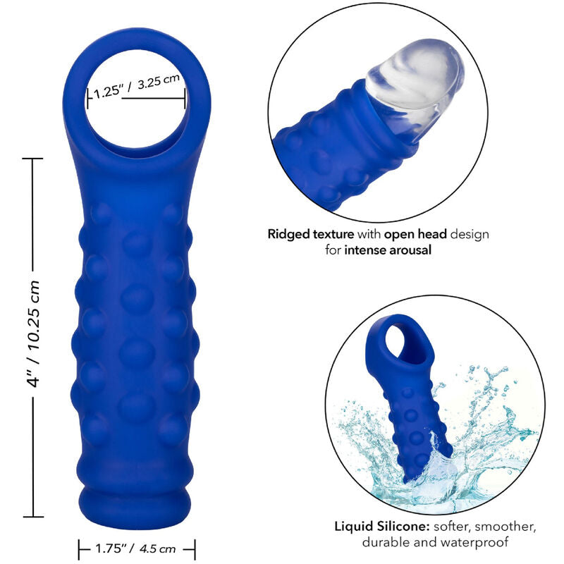 CALEXOTICS - ADMIRAL PERLINE COPERTURA PENE SILICONE LIQUIDO BLU