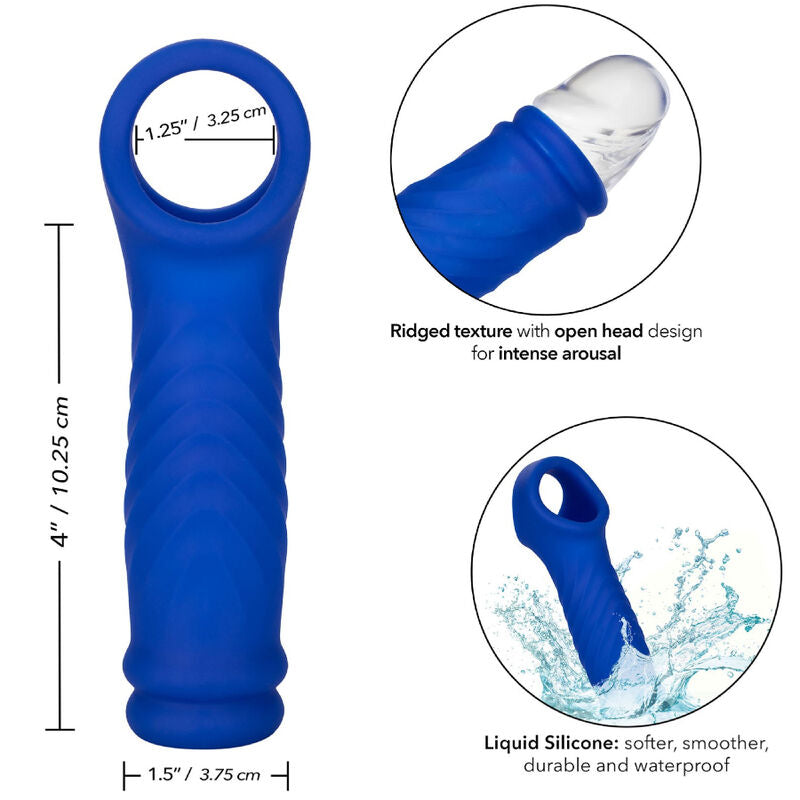 CALEXOTICS - ADMIRAL WAVE COPERTURA PER PENE SILICONE LIQUIDO BLU