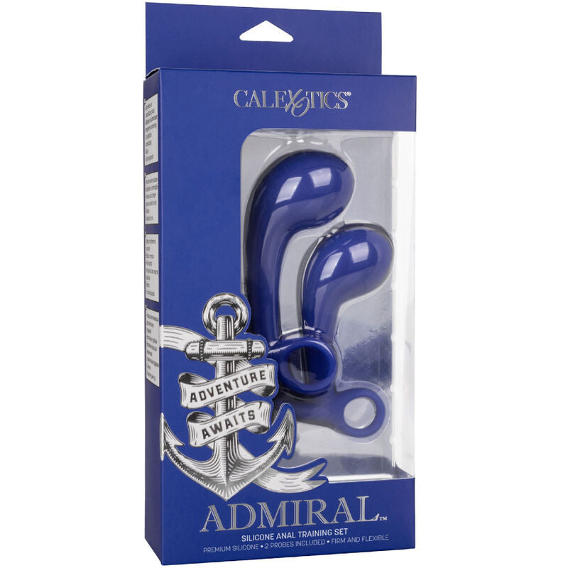 CALEXOTICS - ADMIRAL SET 2 TAPPO ANALE BLU