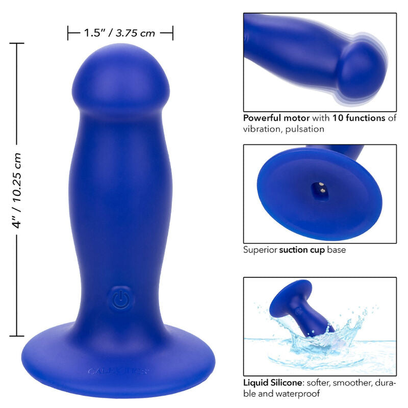 CALEXOTICS - ADMIRAL FIRST MATE ANALPLUG VIBRATOR BLAU