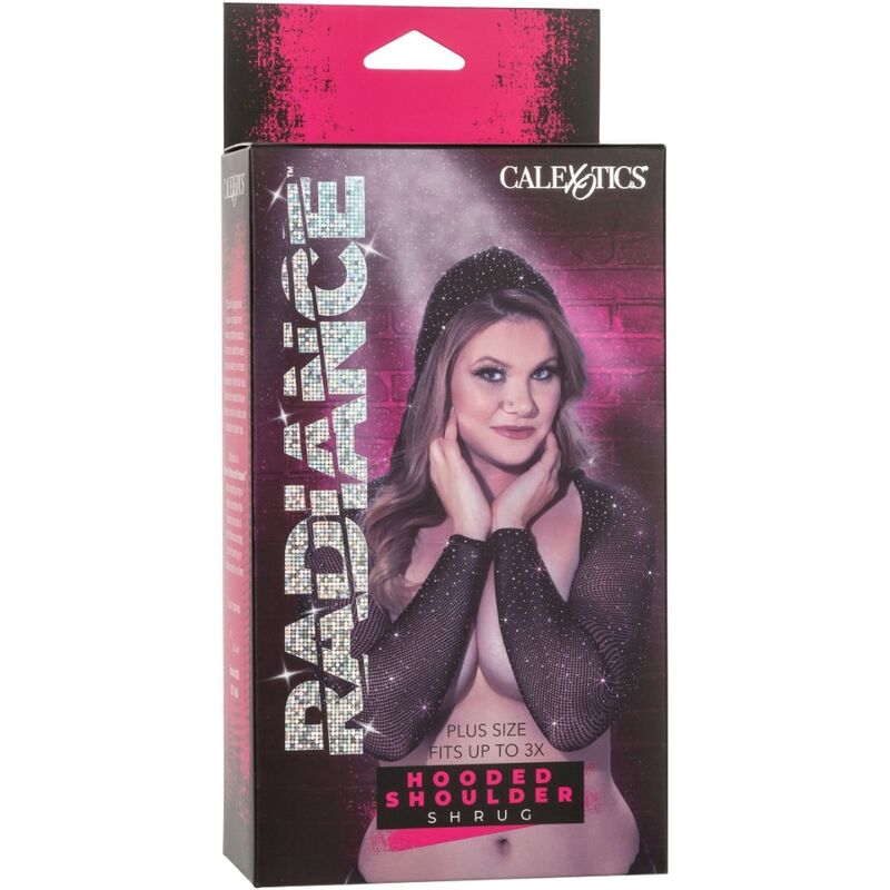 CALEXOTICS - RADIANCE SCHULTERJACKE MIT KAPUZE RHINE ÜBERGRÖSSE