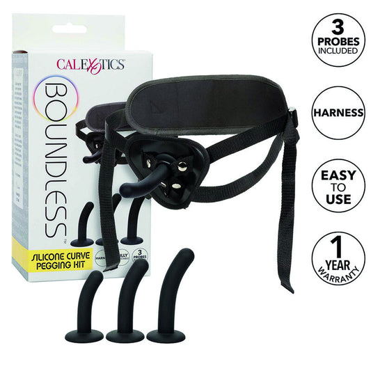 CALEXOTICS - KIT DI PEGAGGIO CURVA IN SILICONE BOUNDLESS