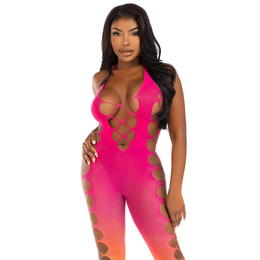 LEG AVENUE – ANKLE BODYSTOCKING SUNSET