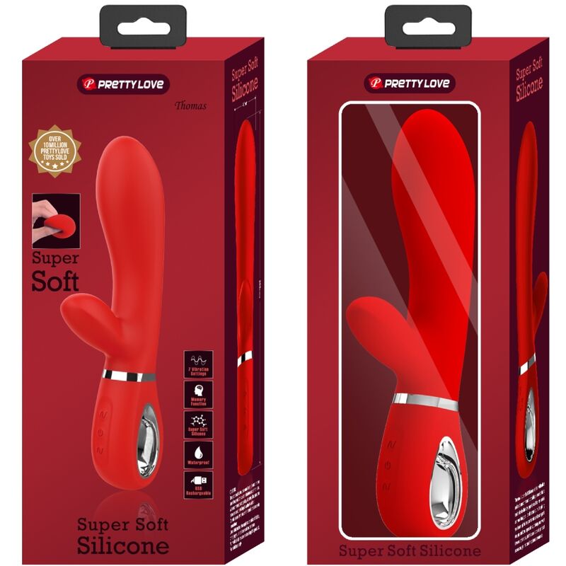 PRETTY LOVE - THOMAS MULTIFUNKTIONS-G-SPOT-VIBRATOR ROT