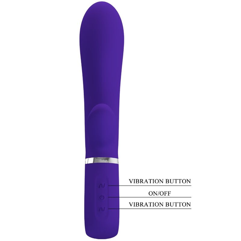 PRETTY LOVE - THOMAS MULTIFUNCTION G-SPOT VIBRATOR PURPLE