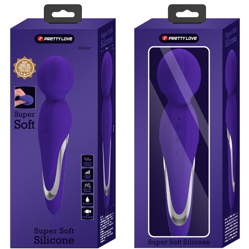 PRETTY LOVE - WALTER VIBRATOR WAND PURPLE