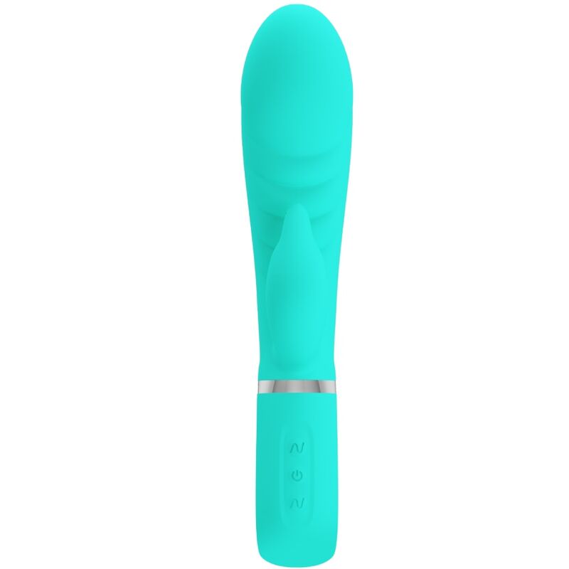 PRETTY LOVE - PRESCOTT MULTIFUNKTIONS-G-SPOT-VIBRATOR AQUAGRÜN