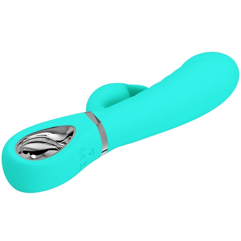 PRETTY LOVE - PRESCOTT MULTIFUNKTIONS-G-SPOT-VIBRATOR AQUAGRÜN