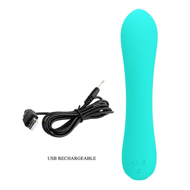 PRETTY LOVE - PRESCOTT WIEDERAUFLADBARER VIBRATOR AQUAGRÜN