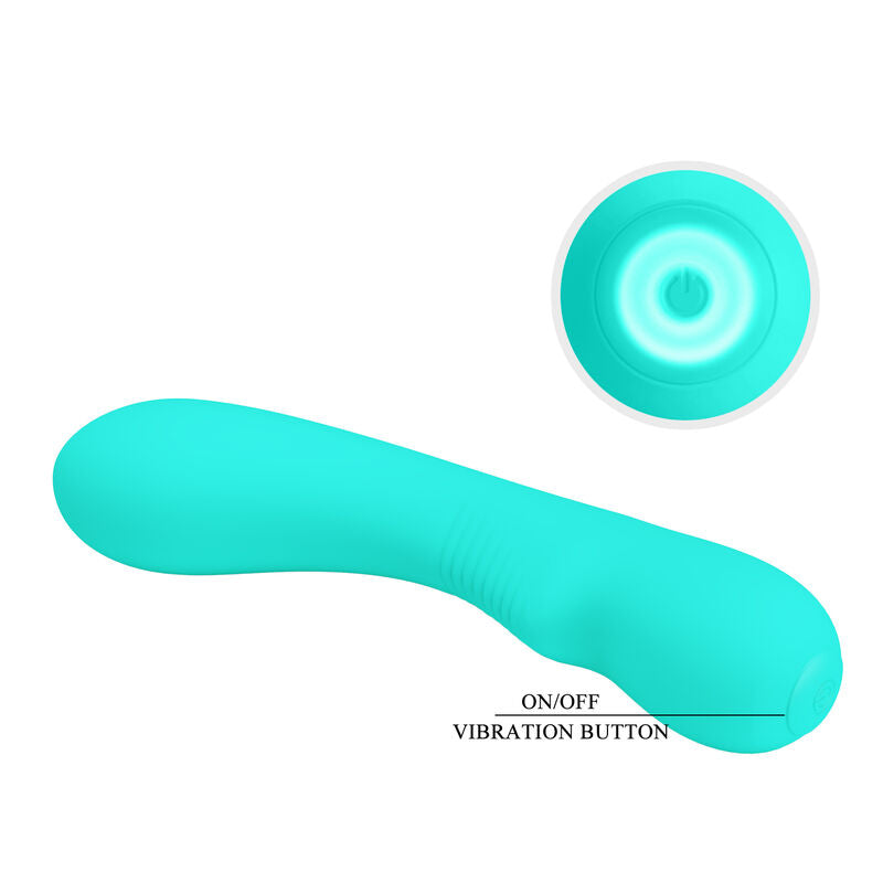 PRETTY LOVE - PRESCOTT WIEDERAUFLADBARER VIBRATOR AQUAGRÜN