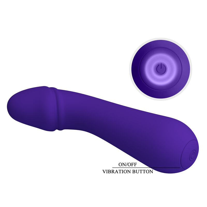 PRETTY LOVE - CETUS RECHARGEABLE VIBRATOR PURPLE