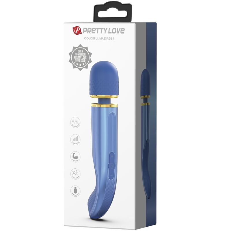 PRETTY LOVE - MASSAGER 7 VIBRATION MODES BLUE