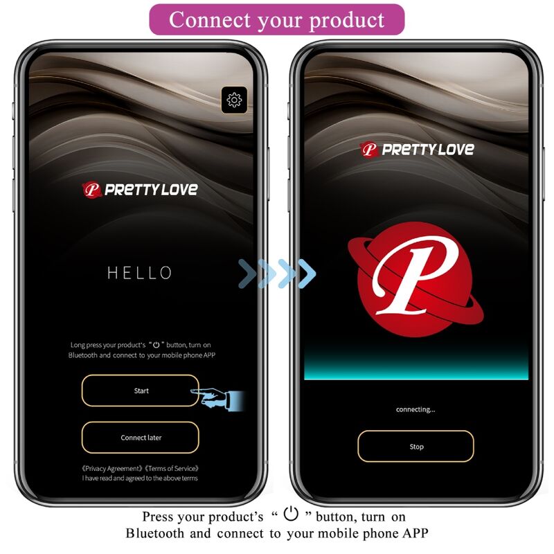 PRETTY LOVE - VIBRATORE JAYLEEN APP TELECOMANDO VIOLA