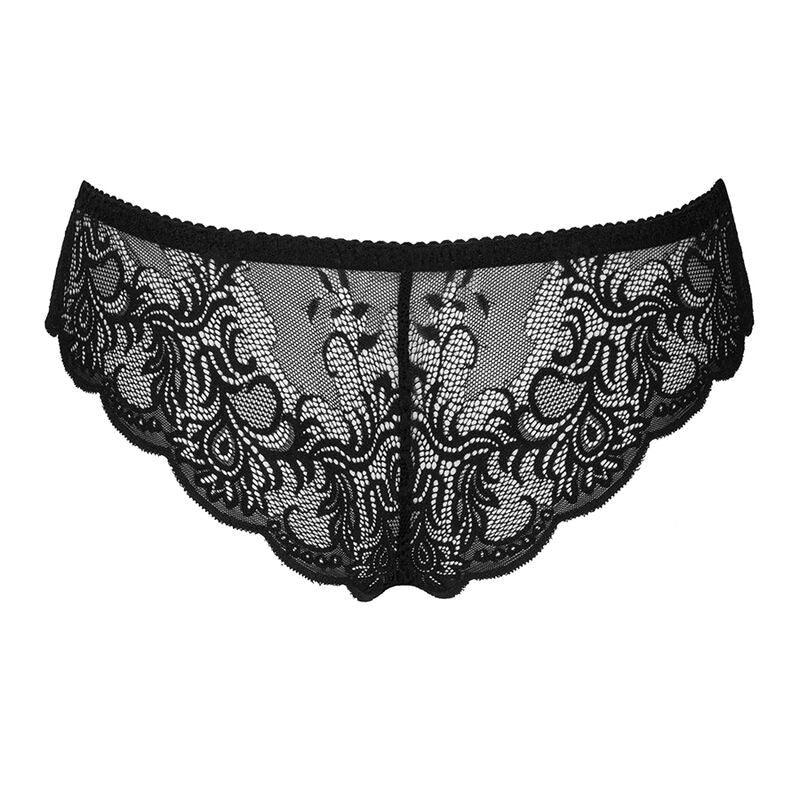 LIVCO CORSETTI FASHION - LOVE STORY LC 90679 SLIP SENZA CAVALLO NERO