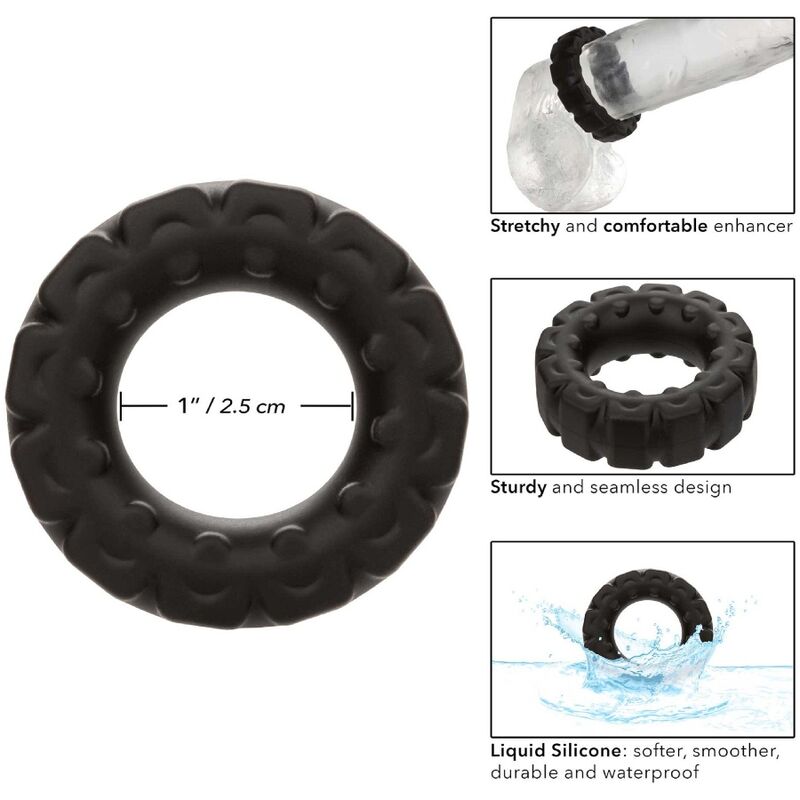 CALEXOTICS - ALPHA PROLONG TREAD RING BLACK