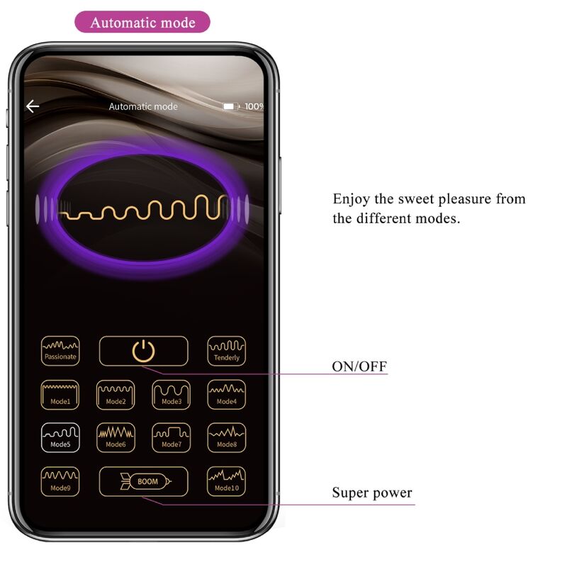 PRETTY LOVE - DOREEN PURPLE RECHARGEABLE VIBRATING EGG