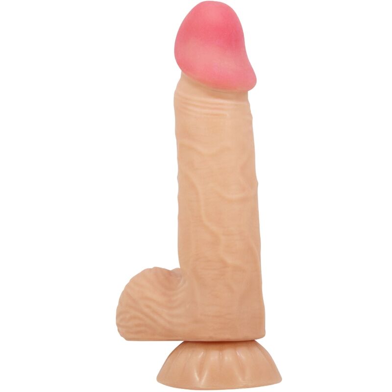 PRETTY LOVE - SLIDING SKIN SERIES REALISTISCHER DILDO MIT GLEITENDEM HAUT-SAUGNAP 20,6 CM