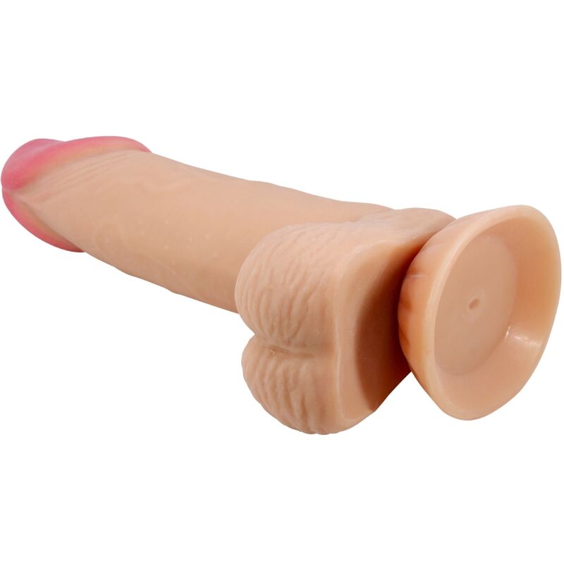 PRETTY LOVE - SLIDING SKIN SERIES REALISTISCHER DILDO MIT GLEITENDEM HAUT-SAUGNAP 19,4 CM