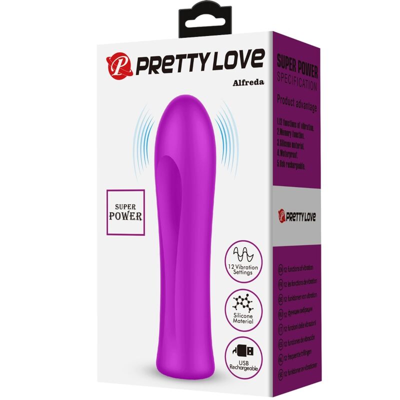 PRETTY LOVE - ALFREDA SUPER POWER VIBRATOR VIOLETT