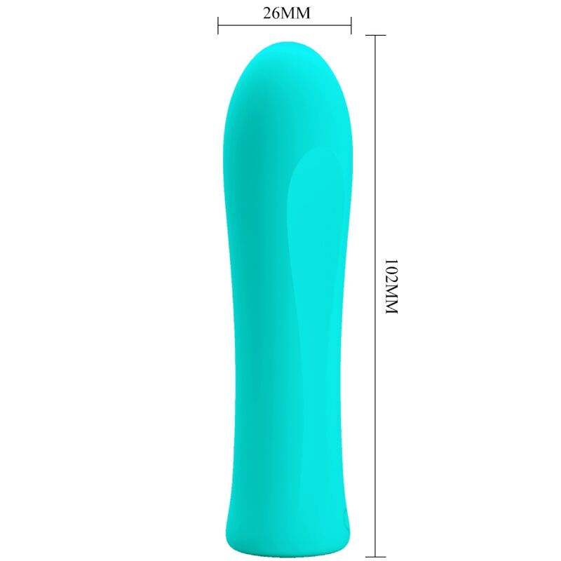 PRETTY LOVE - ALFREDA SUPER POWER VIBRATOR AQUAGRÜN