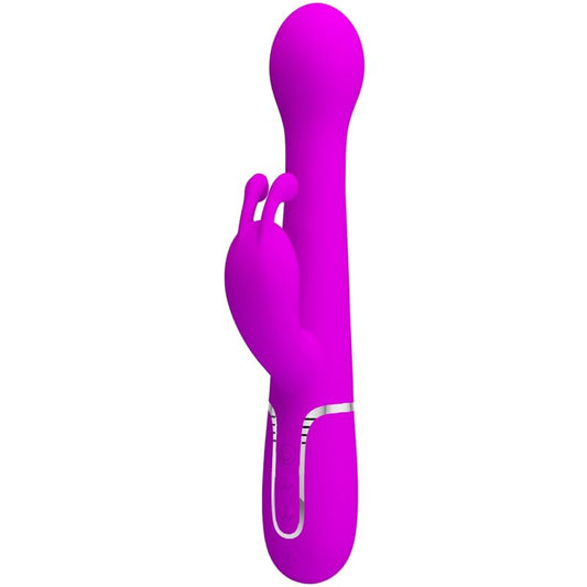 PRETTY LOVE - DEJON RABBIT VIBRATOR 3 IN 1 MULTIFUNKTIONS VIOLETT