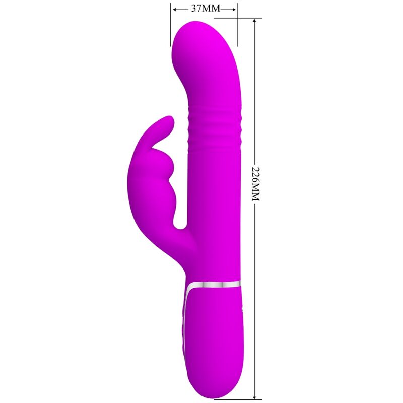 PRETTY LOVE - VIBRATORE CONIGLIO COALE PERLE VIOLA