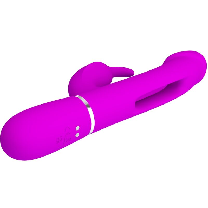 PRETTY LOVE - KAMPAS RABBIT 3 IN 1 MULTIFUNKTIONSVIBRATOR MIT ZUNGE PINK