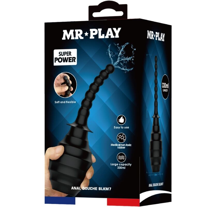 MR PLAY - DOCCIA ANALE BLKM7 SUPER POTENZA NERA