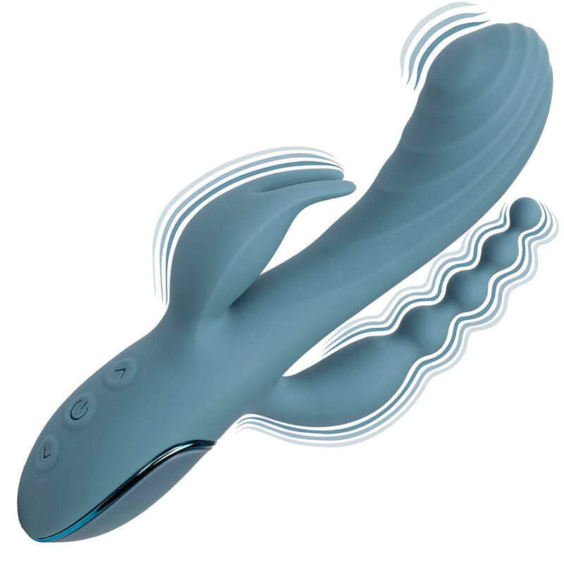 CALEXOTICS - VIBRATOR TRIPLE ECSTASY GREY