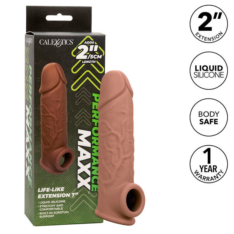 CALEXOTICS - PERFORMANCE MAXX LIFE-LIKE EXTENSION 7 BROWN SKIN