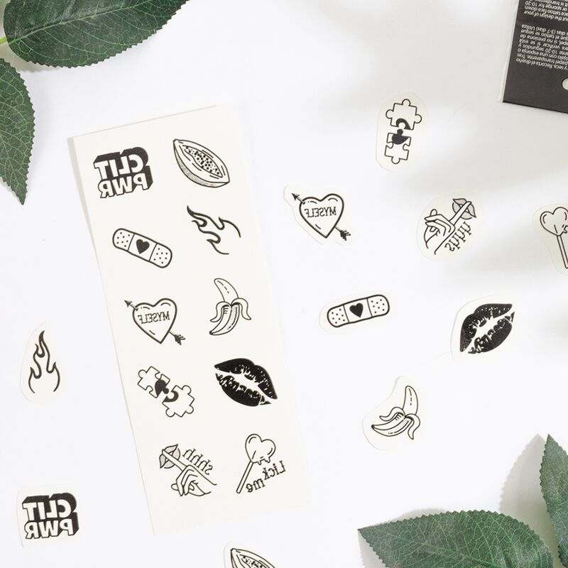 SECRET PLAY - SET MIT 10 TEMPORÄREN TATTOOS AUS DER CANDY COLLECTION