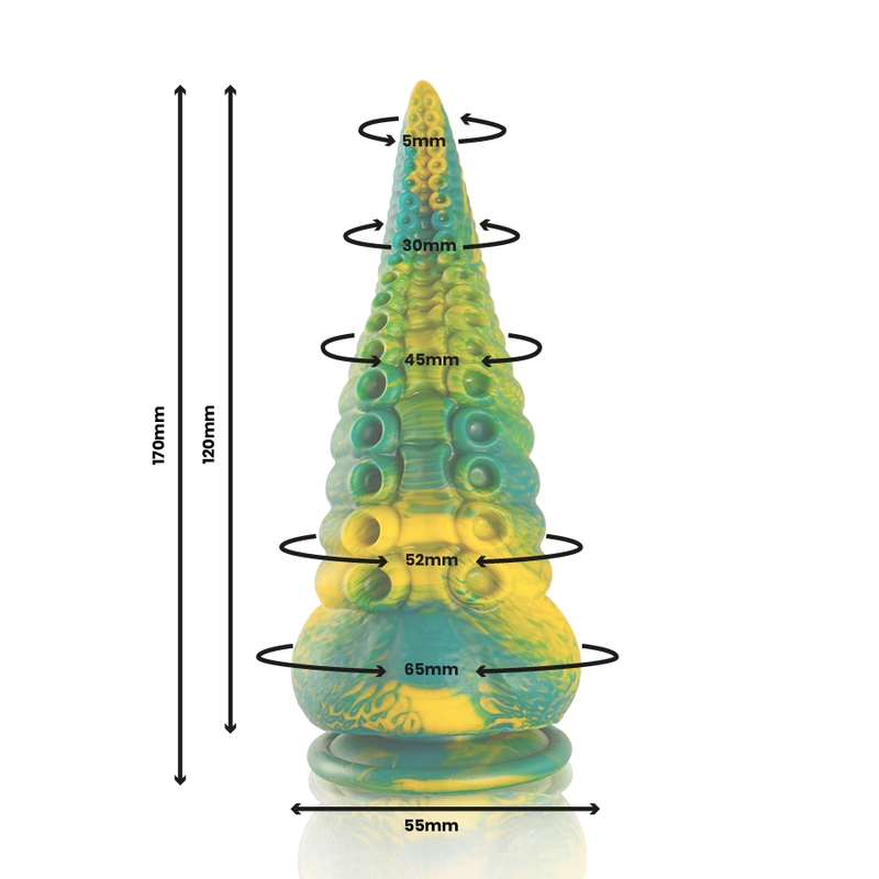 EPIC - CETUS VERDE DILDO TENTACOLO TAGLIA PICCOLA