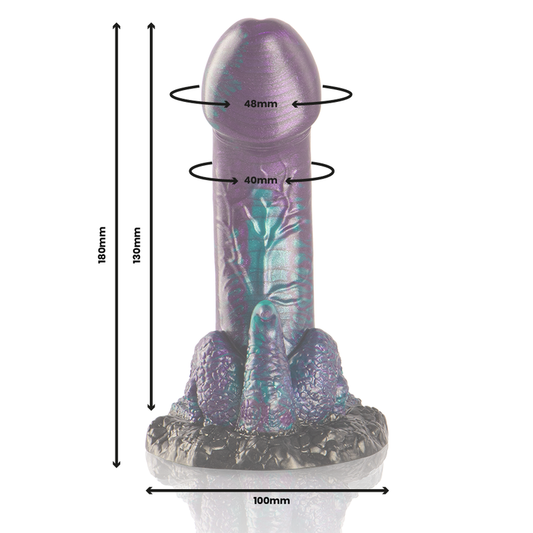 EPIC - BASILISK DILDO DOPPIO PIACERE SQUAMATO PICCOLE TAGLIA