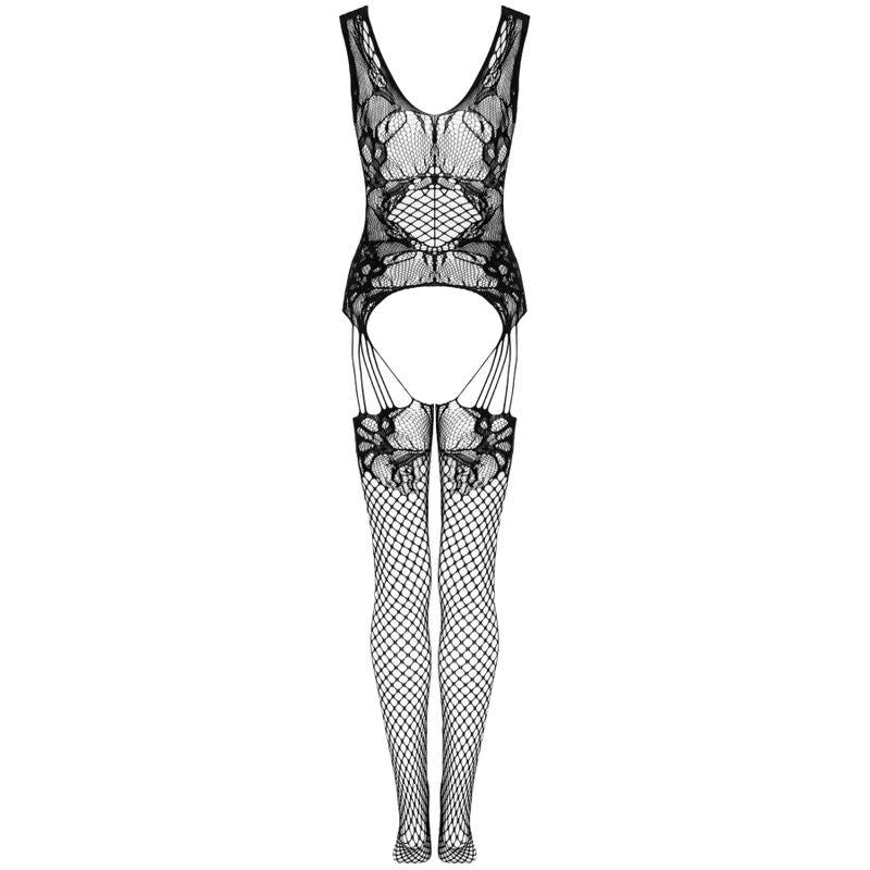 LIVCO CORSETTI FASHION - JULOVE BODYSTOCKING NERO TAGLIA UNICA