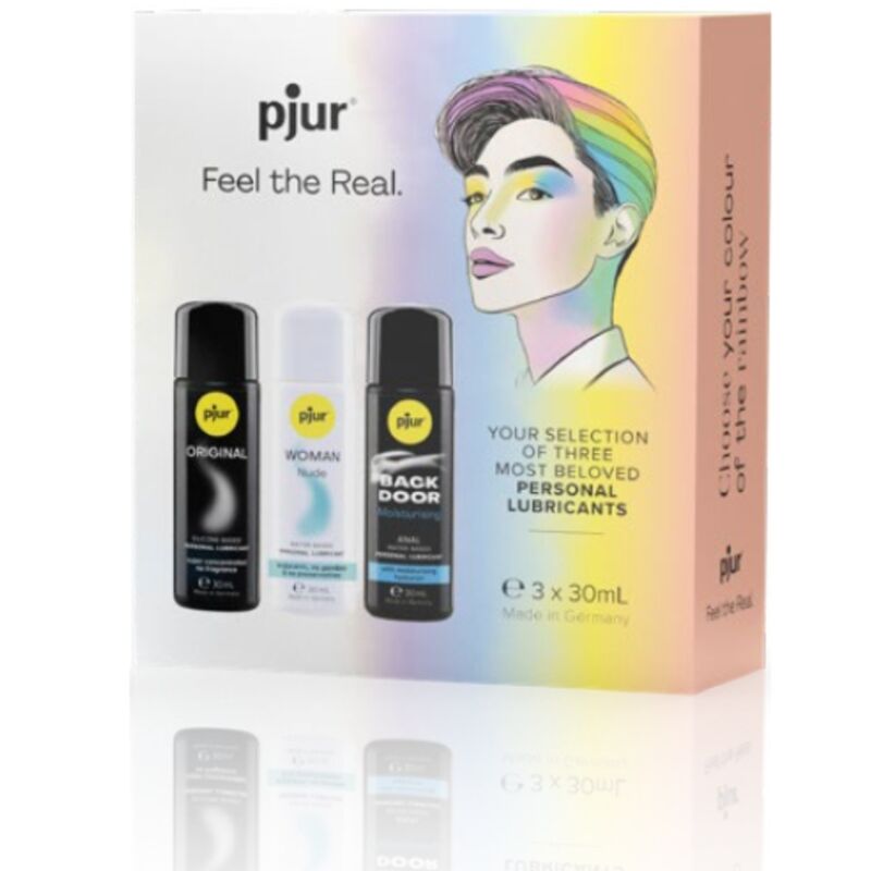 PJUR - PRIDE SET LUBRIFICANTI PREMIUM 3 X 30 ML