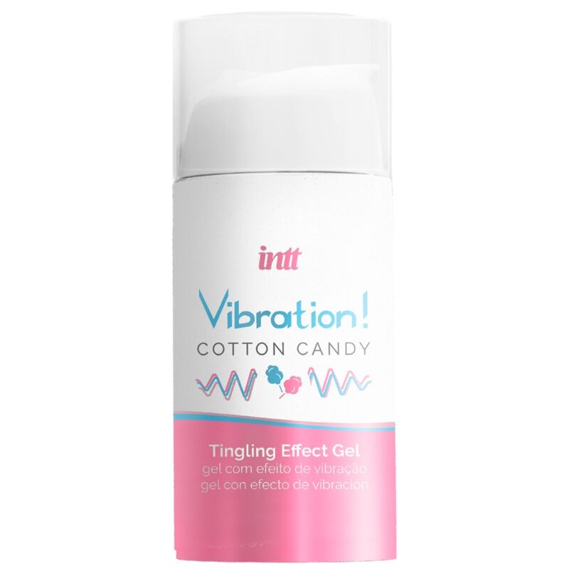 INTT - KRAFTVOLLES INTIMATISTIMULANS ZUCKERWATTE FLÜSSIGE VIBRATORGEL 15 ML