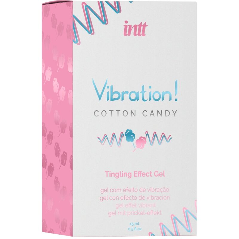 INTT - POWERFUL INTIMATE STIMULANT COTTON CANDY LIQUID VIBRATOR GEL 15 ML