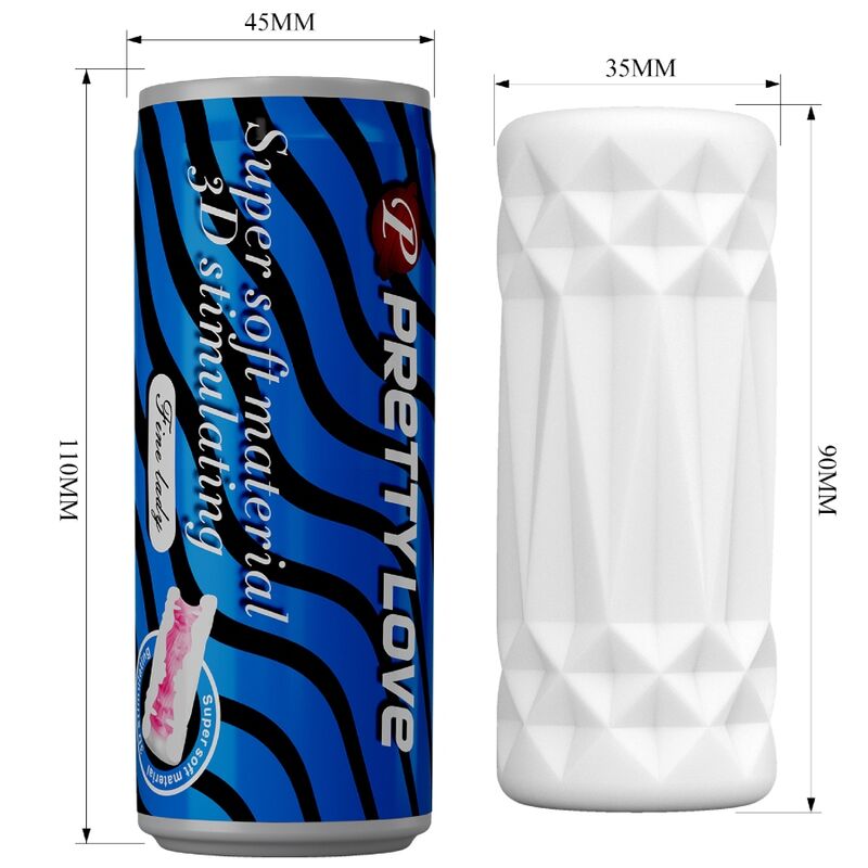 PRETTY LOVE - MASTURBATORE UOMO 3D PUÒ MODELLARE 2