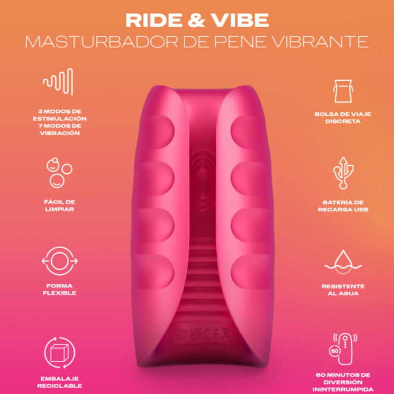 DUREX - TOY RIDE &amp; VIBE VIBRATOR-MASTURBATOR