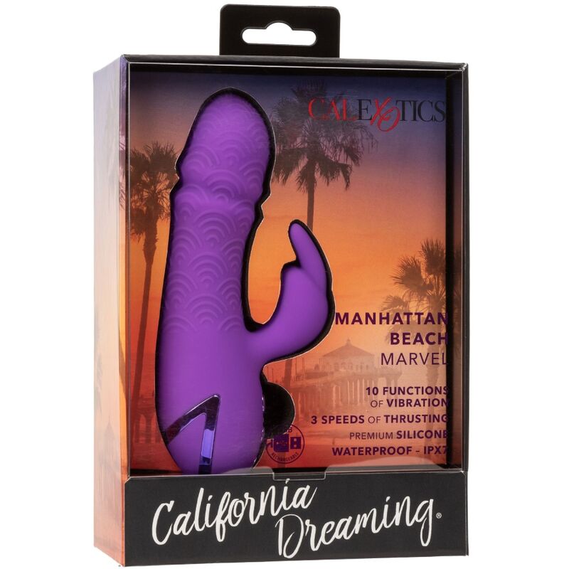 CALEXOTICS - MANHATTAN BEACH MARVEL VIBRATORE CONIGLIO VIOLA DI CALIFORNIA DREAMING