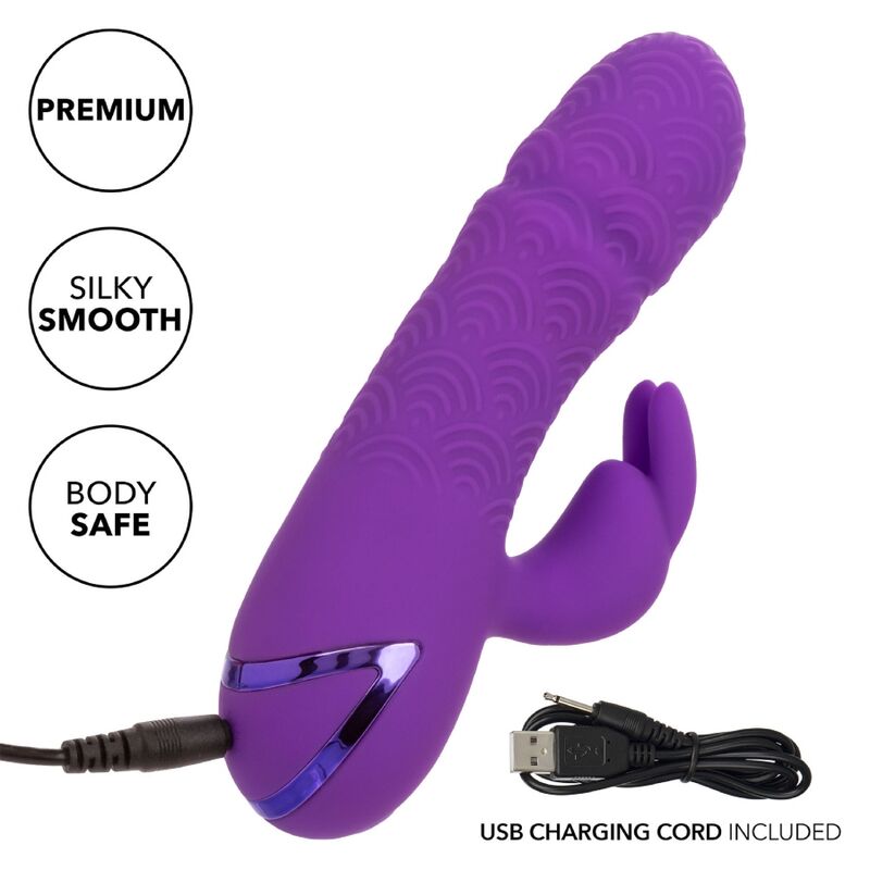 CALEXOTICS - MANHATTAN BEACH MARVEL VIBRATOR RABBIT PURPLE BY CALIFORNIA DREAMING