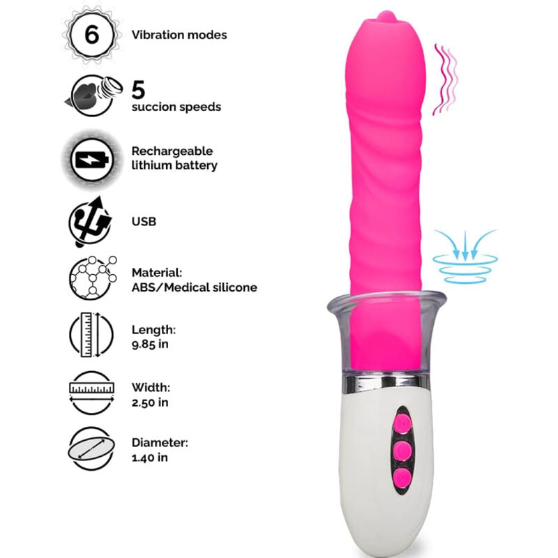 ARMONY - LIBERTY VIBRATOR & THRUSTING WITH TONGUE