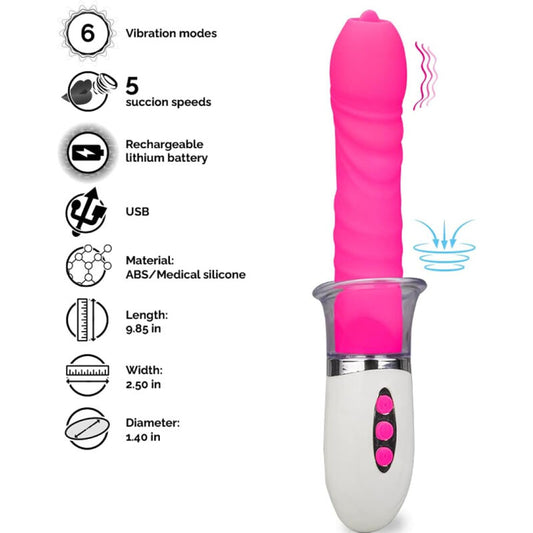 ARMONY - LIBERTY VIBRATOR & THRUSTING WITH TONGUE